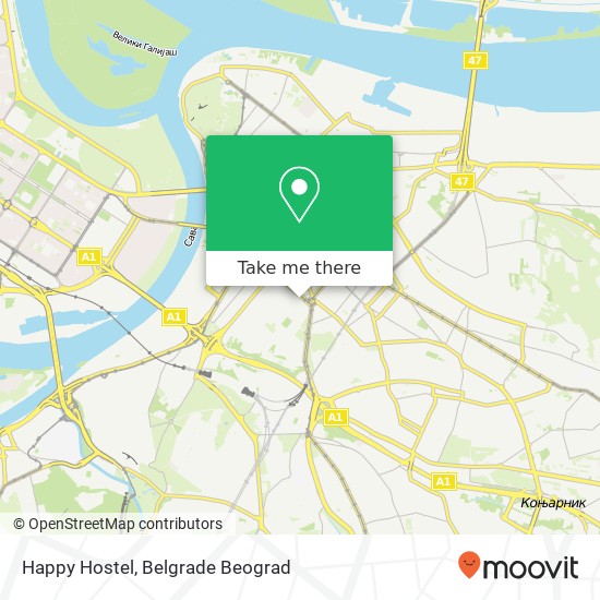 Happy Hostel map