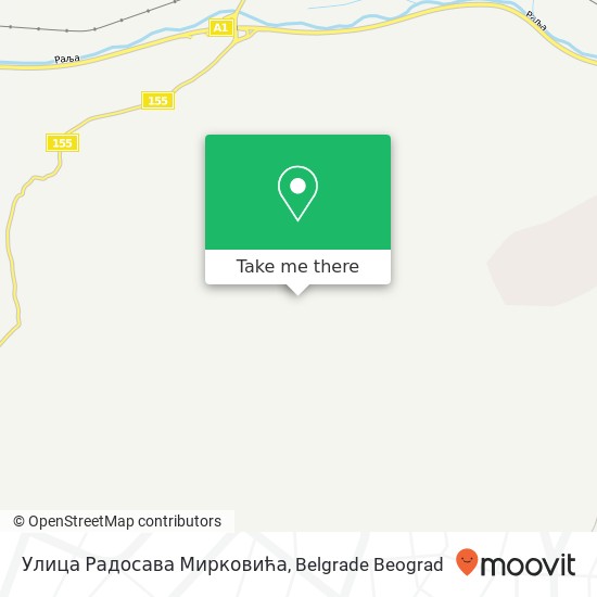 Улица Радосава Мирковића map