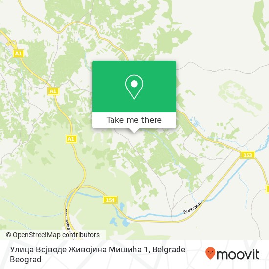 Улица Војводе Живојина Мишића 1 map