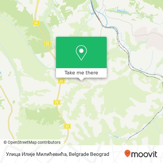 Улица Илије Милићевића map