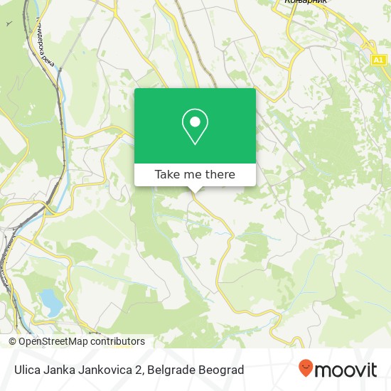 Ulica Janka Jankovica 2 map