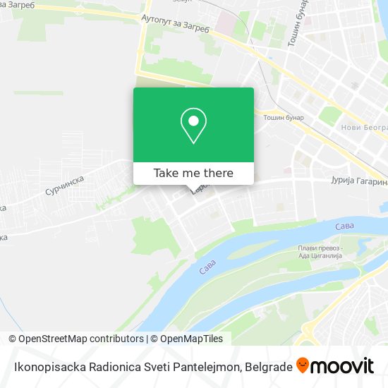 Ikonopisacka Radionica Sveti Pantelejmon map