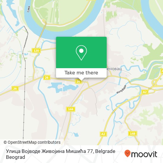 Улица Војводе Живојина Мишића 77 map