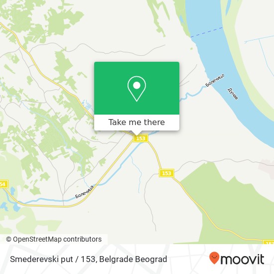 Smederevski put / 153 map