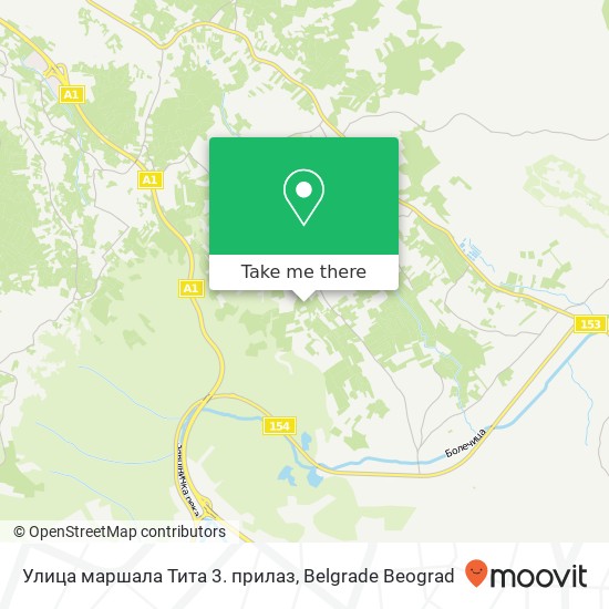 Улица маршала Тита 3. прилаз map