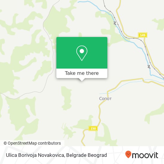 Ulica Borivoja Novakovica map