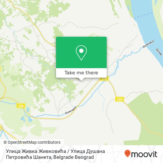 Улица Живка Живковића / Улица Душана Петровића Шанета map