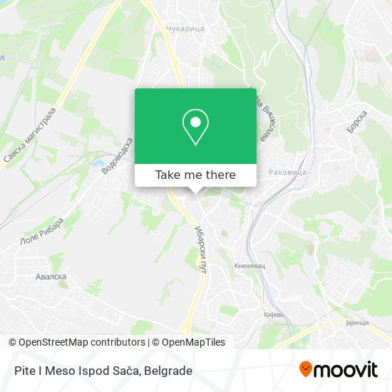 Pite I Meso Ispod Sača map