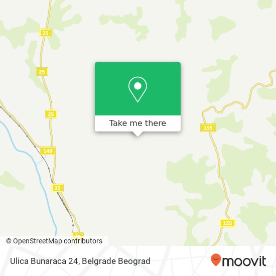Ulica Bunaraca 24 map