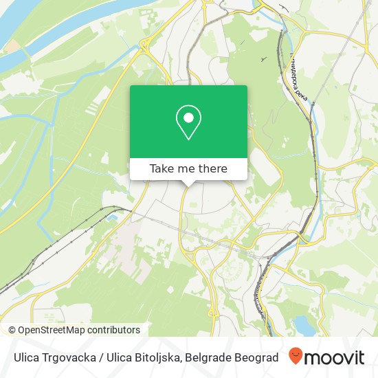 Ulica Trgovacka / Ulica Bitoljska map