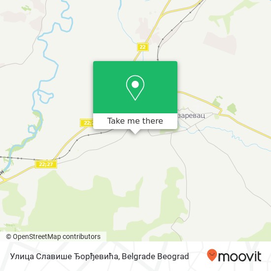 Улица Славише Ђорђевића map