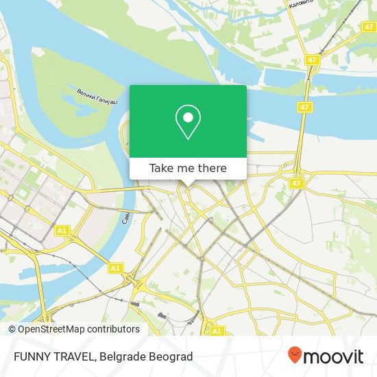 FUNNY TRAVEL map