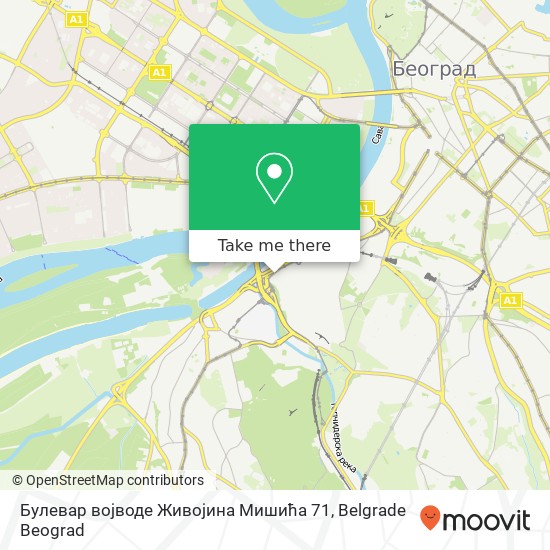 Булевар војводе Живојина Мишића 71 map