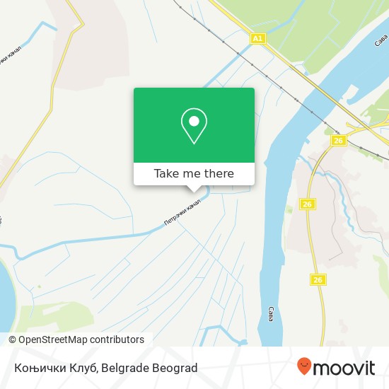 Коњички Клуб map