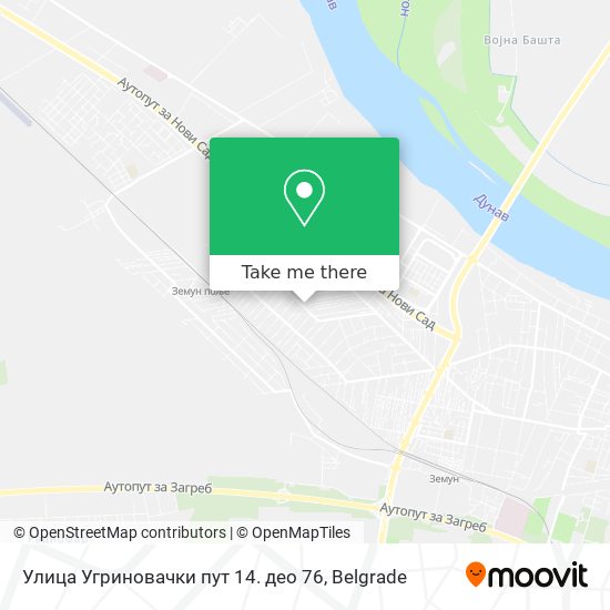 Улица Угриновачки пут 14. део 76 map