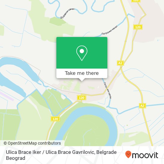 Ulica Brace Iker / Ulica Brace Gavrilovic map