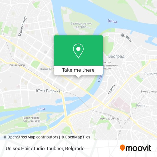 Unisex Hair studio Taubner map