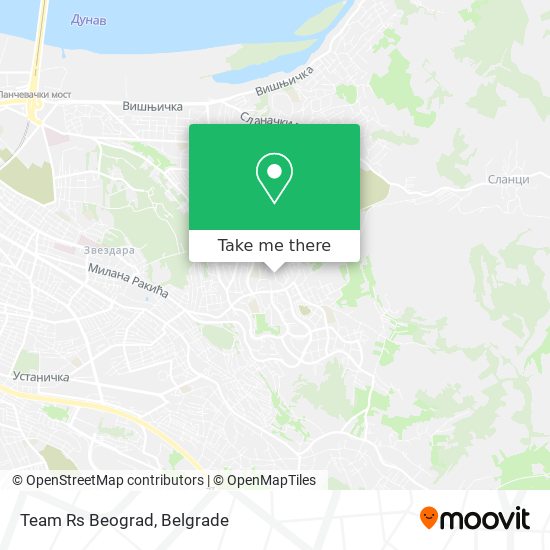 Team Rs Beograd map