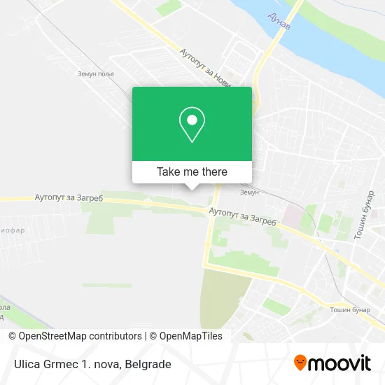 Ulica Grmec 1. nova map