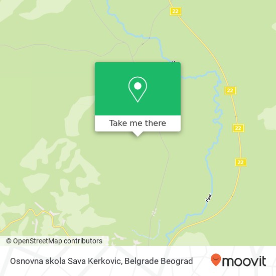 Osnovna skola Sava Kerkovic map