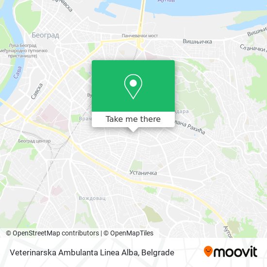 Veterinarska Ambulanta Linea Alba map