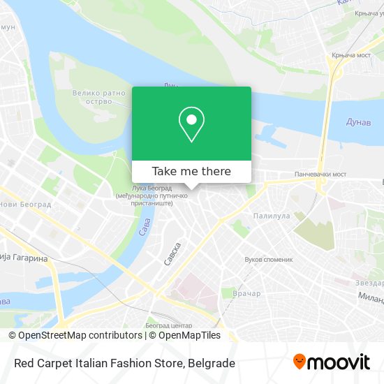 Red Carpet Italian Fashion Store map