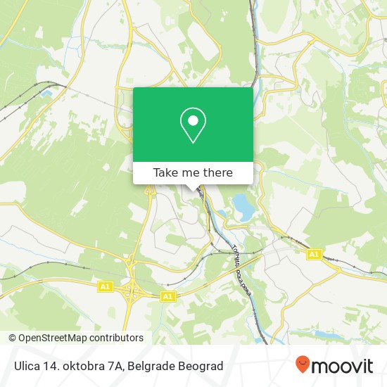 Ulica 14. oktobra 7А map