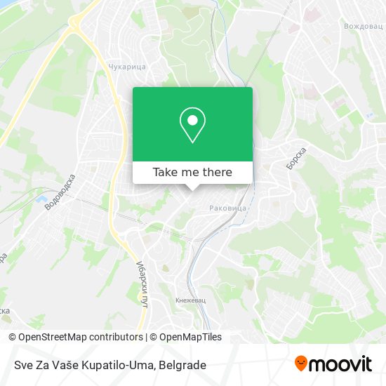 Sve Za Vaše Kupatilo-Uma map