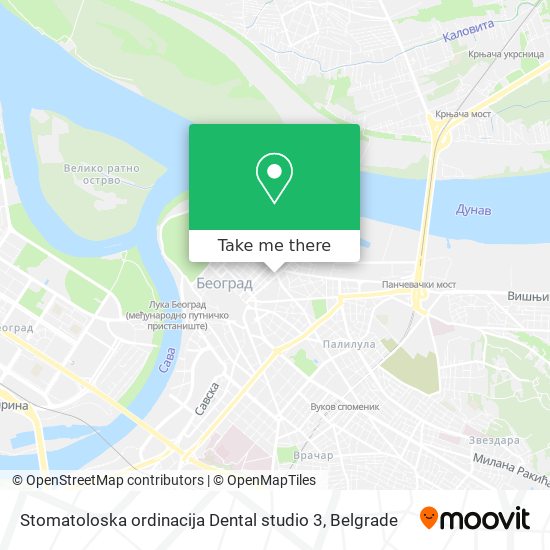 Stomatoloska ordinacija Dental studio 3 map