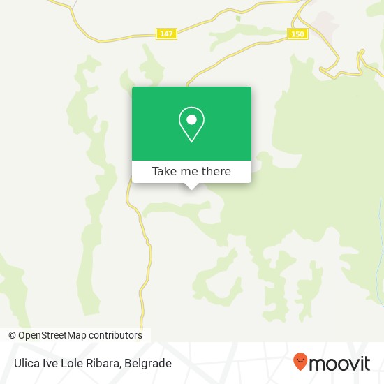 Ulica Ive Lole Ribara map