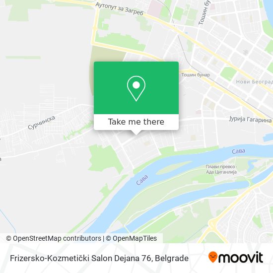 Frizersko-Kozmetički Salon Dejana 76 map