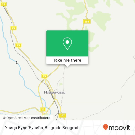 Улица Буде Ђурића map