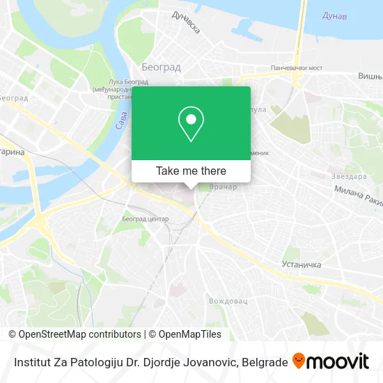 Institut Za Patologiju Dr. Djordje Jovanovic map