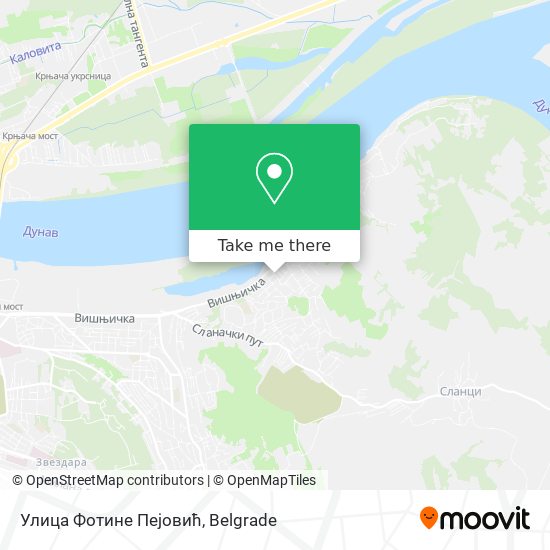 Улица Фотине Пејовић map