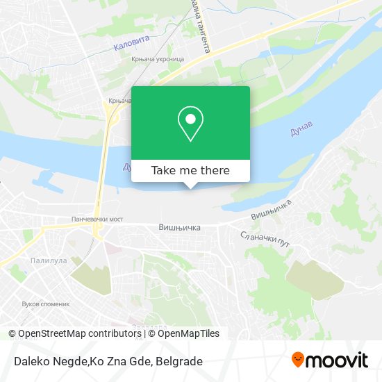 Daleko Negde,Ko Zna Gde map