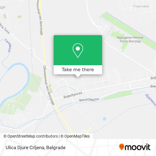 Ulica Djure Crljena map