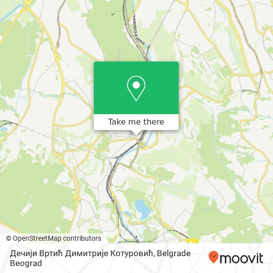 Дечији Вртић Димитрије Котуровић map