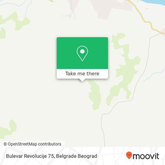 Bulevar Revolucije 75 map