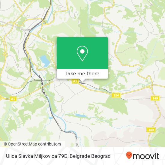 Ulica Slavka Miljkovica 79Б map