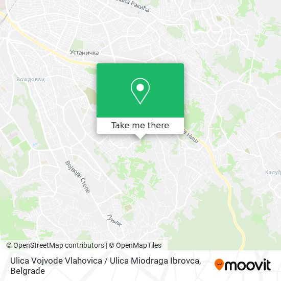 Ulica Vojvode Vlahovica / Ulica Miodraga Ibrovca map