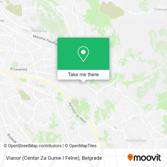 Vianor (Centar Za Gume I Felne) map