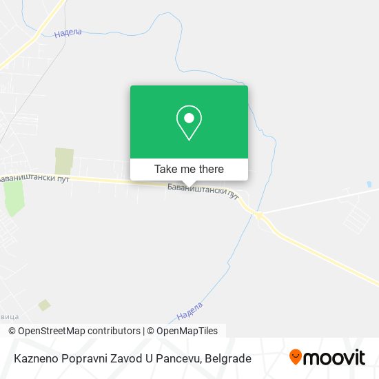 Kazneno Popravni Zavod U Pancevu map