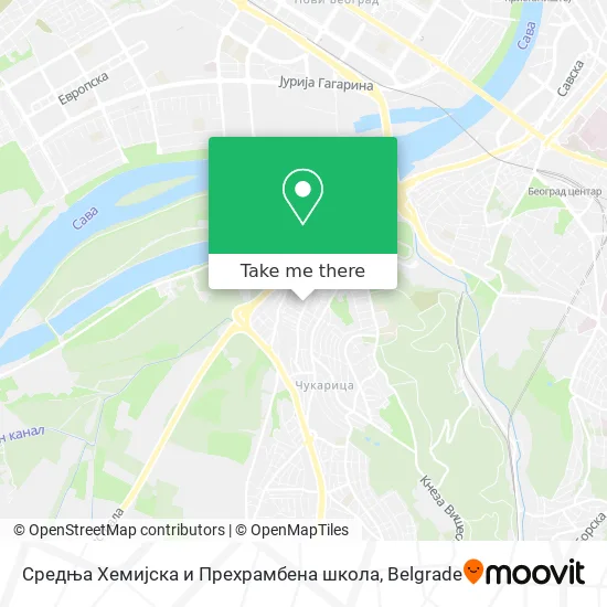 Средња Хемијска и Прехрамбена школа map