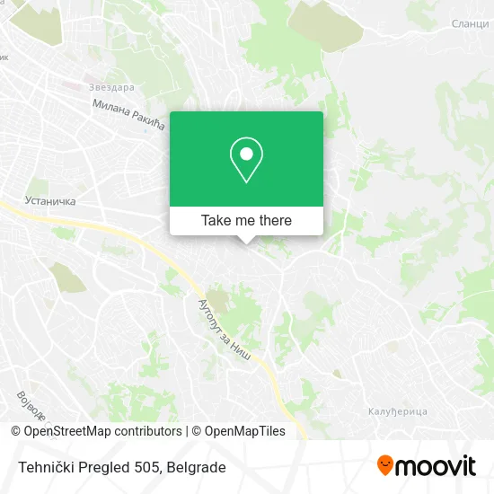 Tehnički Pregled 505 map