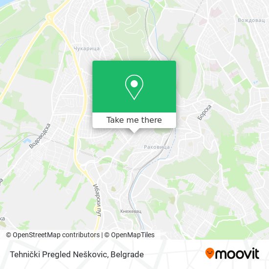 Tehnički Pregled Neškovic map