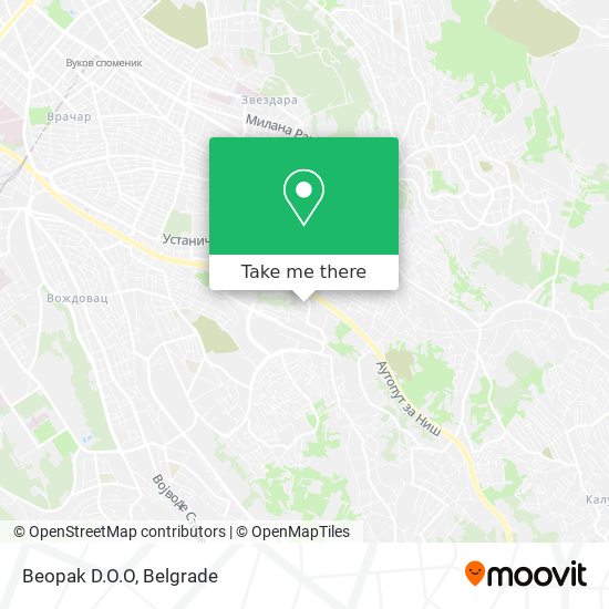 Beopak D.O.O map