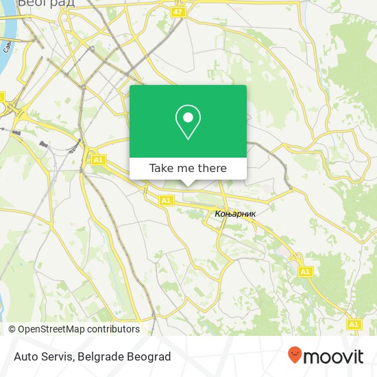 Auto Servis map