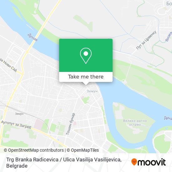 Trg Branka Radicevica / Ulica Vasilija Vasilijevica map