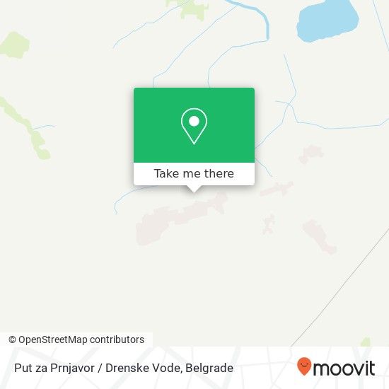 Put za Prnjavor / Drenske Vode map