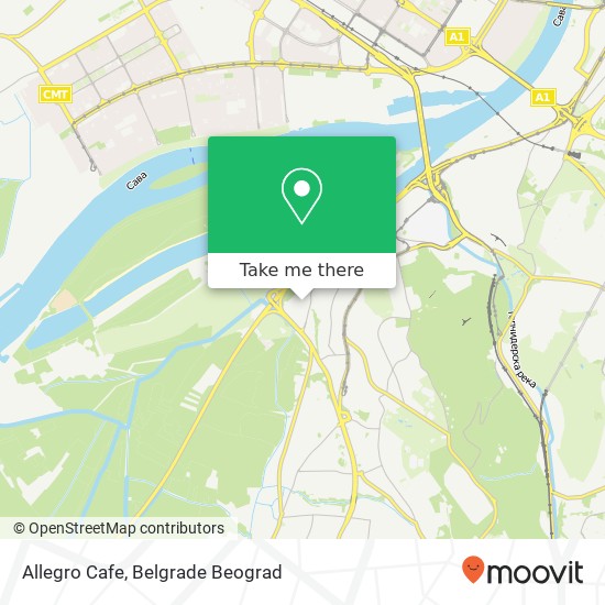 Allegro Cafe map